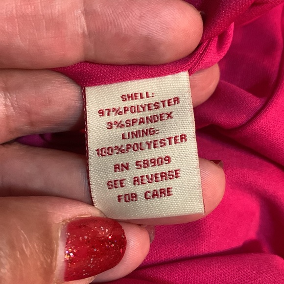 Reba, paisley maxi dress with beaded neckline, Sz L. - Picture 9 of 9